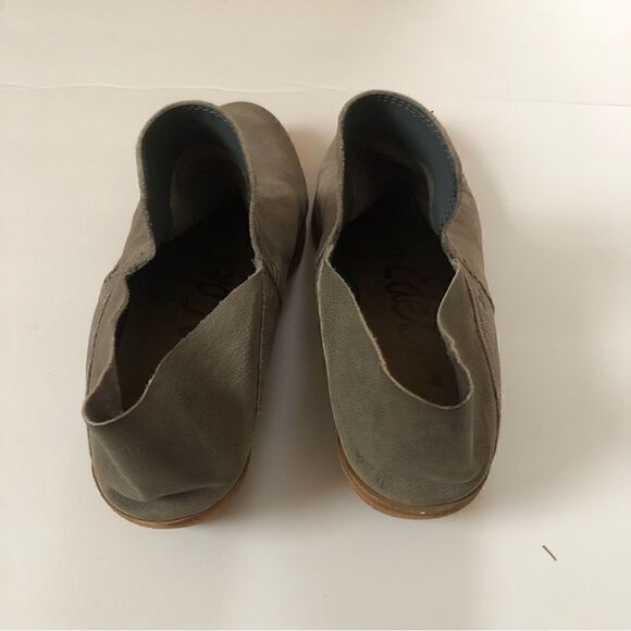 Sam Edelman soft grey leather slip on ankle boots booties size 6.5 - Picture 5 of 7